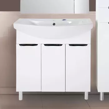 Тумба с раковиной ASB-Mebel Мессина 80, с дверками