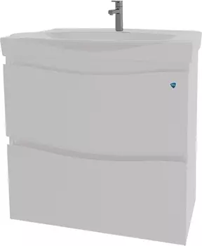 Тумба с раковиной АВН Фиджи 70 белая, подвесная