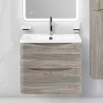 Тумба с раковиной BelBagno Acqua 70 подвесная, pino scania