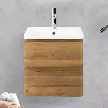 Тумба с раковиной BelBagno Albano-Cer 60 подвесная, rovere rustico