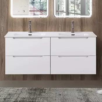 Тумба с раковиной BelBagno Etna 120 bianco lucido