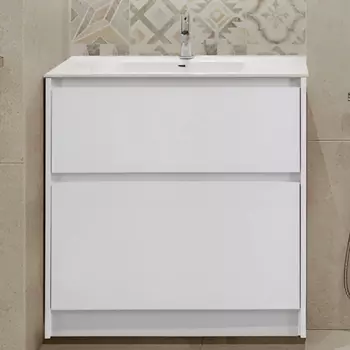 Тумба с раковиной BelBagno Kraft 39 80 напольная, bianco opaco