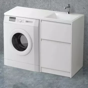 Тумба с раковиной BelBagno Kraft -LVD 60 bianco opaco R