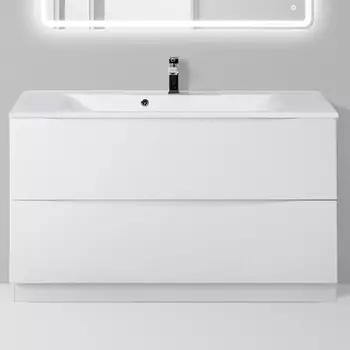 Тумба с раковиной BelBagno Marino 100 bianco lucido, напольная
