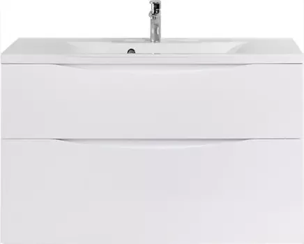 Тумба с раковиной BelBagno Marino H100 bianco lucido