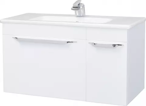 Тумба с раковиной Bellezza Альдо 100 белая