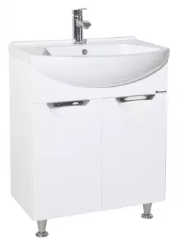 Тумба с раковиной Bellezza Альфа 55 белая