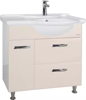 Тумба с раковиной Bellezza Балтика 90 R бежевая