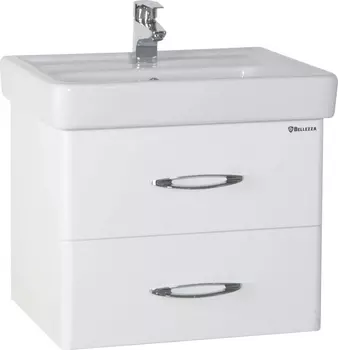 Тумба с раковиной Bellezza Джела 60 подвесная, 2 ящика