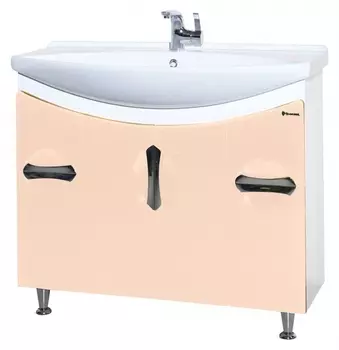 Тумба с раковиной Bellezza Лагуна 105 бежевая