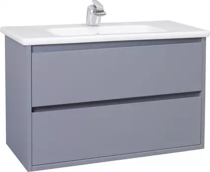 Тумба с раковиной Bellezza Лоренцо 80 серебро