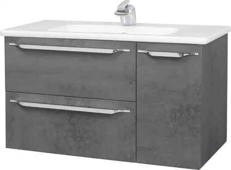 Тумба с раковиной Bellezza Луиджи 100 серая