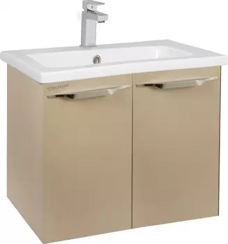 Тумба с раковиной Bellezza Луиджи 60 капучино, подвесная