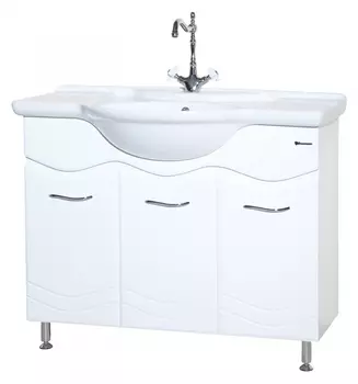 Тумба с раковиной Bellezza Мари 105 белая