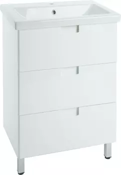 Тумба с раковиной Bellezza Пегас 50 напольная, белая