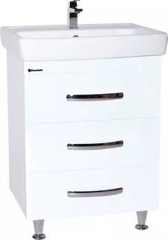 Тумба с раковиной Bellezza Рокко 60 напольная, белая