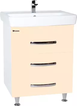 Тумба с раковиной Bellezza Рокко 70 напольная, бежевая