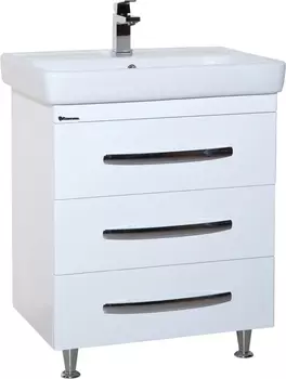 Тумба с раковиной Bellezza Рокко 70 напольная, белая