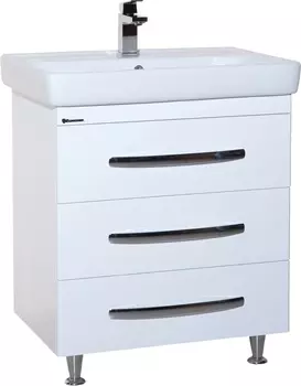 Тумба с раковиной Bellezza Рокко 80 напольная, белая