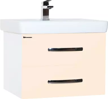 Тумба с раковиной Bellezza Рокко 80 подвесная, бежевая