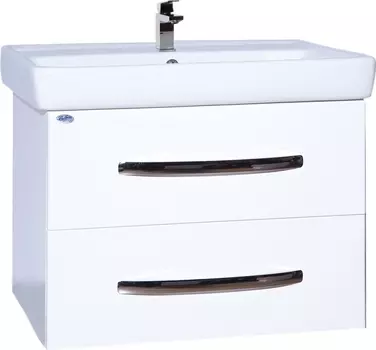 Тумба с раковиной Bellezza Рокко 80 подвесная, белая