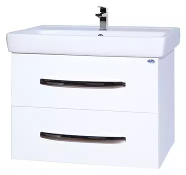 Тумба с раковиной Bellezza Рокко 80 подвесная белая