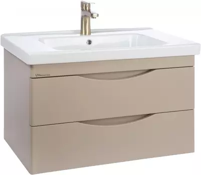 Тумба с раковиной Bellezza Санриса 100 подвесная, капучино