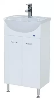 Тумба с раковиной Bellezza Уют 45 белая