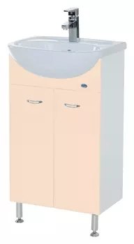 Тумба с раковиной Bellezza Уют 50 бежевая