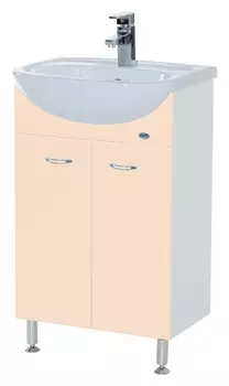 Тумба с раковиной Bellezza Уют 60 бежевая