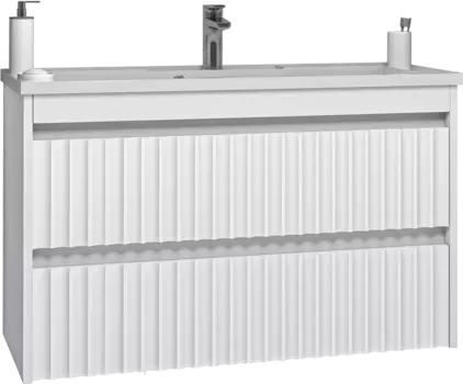 Тумба с раковиной Brevita Balaton 90, подвесная, белая