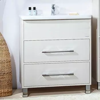 Тумба с раковиной Бриклаер Чили 70 светлая лиственница С