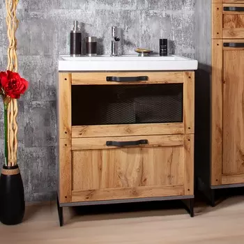 Тумба с раковиной Бриклаер Лофт 70