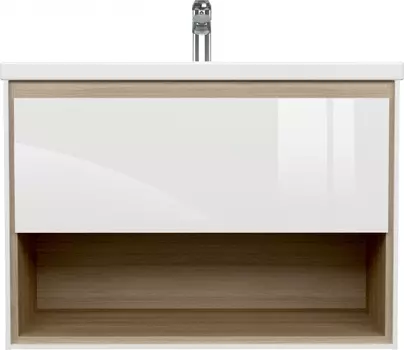 Тумба с раковиной Cersanit Louna 80