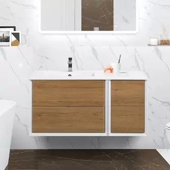 Тумба с раковиной Cezares Bellagio 106 L rovere tabacco