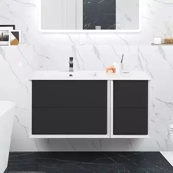 Тумба с раковиной Cezares Bellagio 106 L grafite