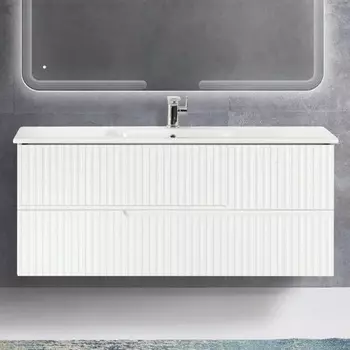 Тумба с раковиной Cezares Duet 120, bianco lucido