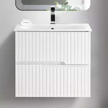 Тумба с раковиной Cezares Duet 60, bianco opaco