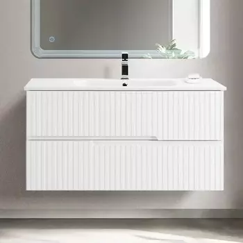 Тумба с раковиной Cezares Duet 80, bianco opaco