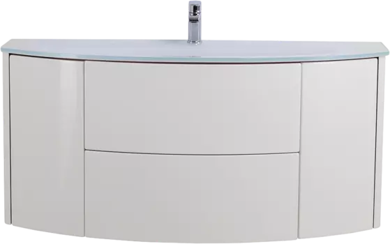 Тумба с раковиной Cezares Eden 120 bianco lucido, раковина 82368