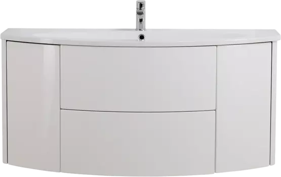 Тумба с раковиной Cezares Eden 120 bianco lucido, раковина 50178