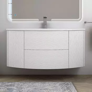 Тумба с раковиной Cezares Eden 120 frassino bianco, раковина 50178