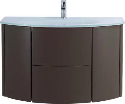 Тумба с раковиной Cezares Eden 91 grigio talpa opaco, раковина 82399