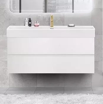 Тумба с раковиной Cezares Molveno 46 120 bianco ghiaccio, с раковиной Cezares CZR-MIL-120-LVB