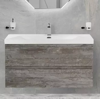 Тумба с раковиной Cezares Molveno 80, legno grigio