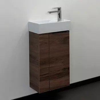 Тумба с раковиной Comforty Асти 40 дуб темно-коричневый