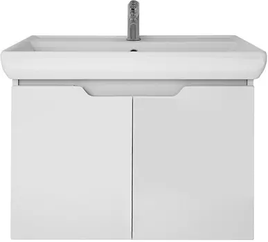 Тумба с раковиной Dreja Q(D) 70 белый глянец