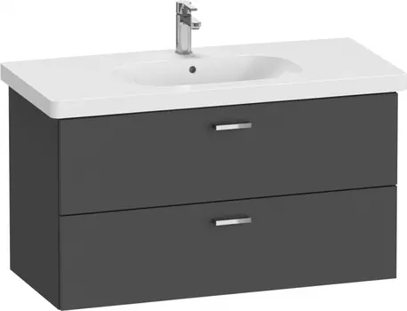 Тумба с раковиной Duravit XBase 100 графит