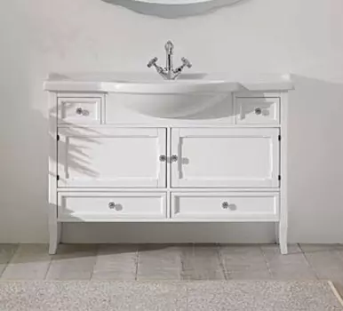 Тумба с раковиной Eban Arianna 120 белая
