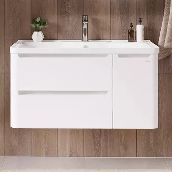 Тумба с раковиной Grossman Адель 90 подвесная